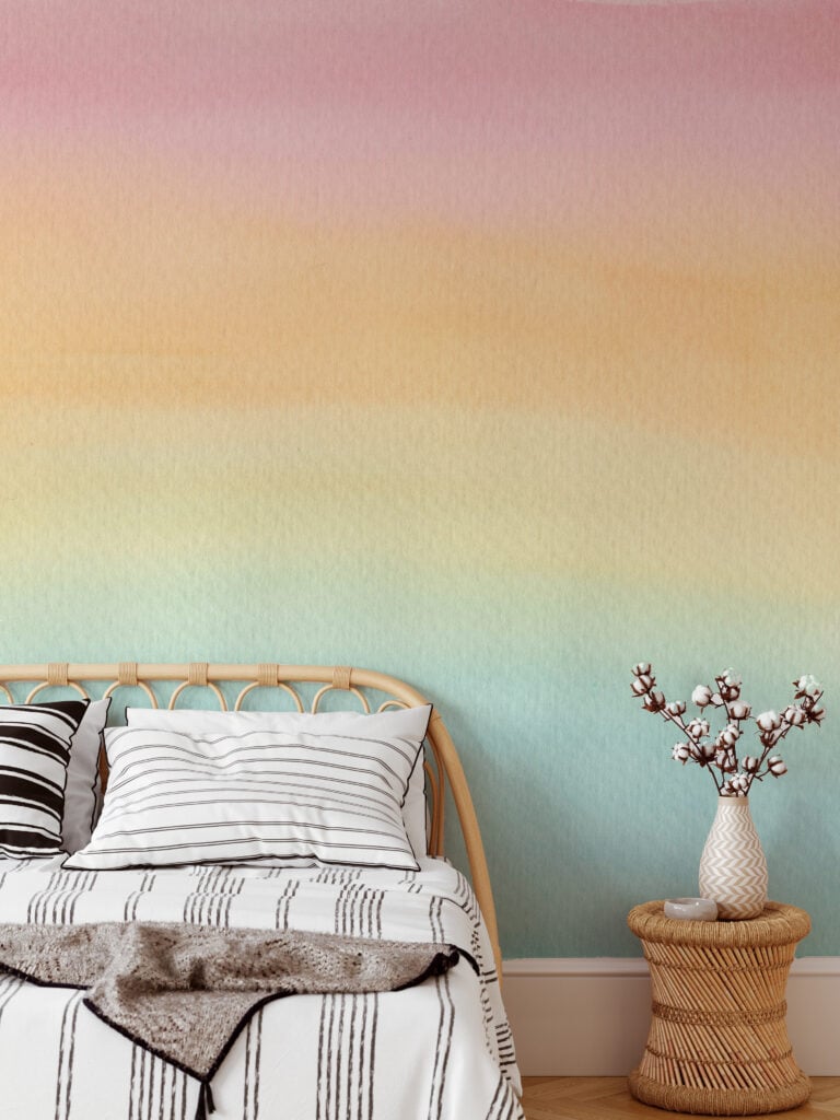 Watercolor Colorful wallpaper wall murals