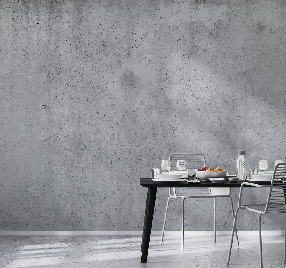 Industrial Gray Concrete Wallpaper