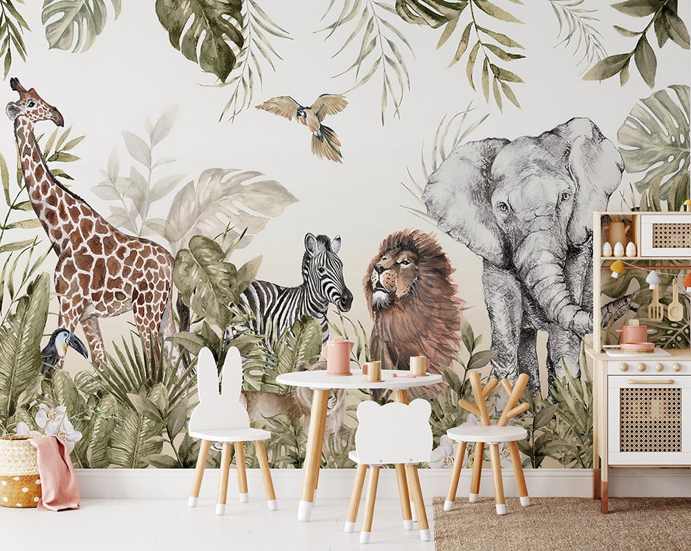 Animal Safari Wallpaper Designs