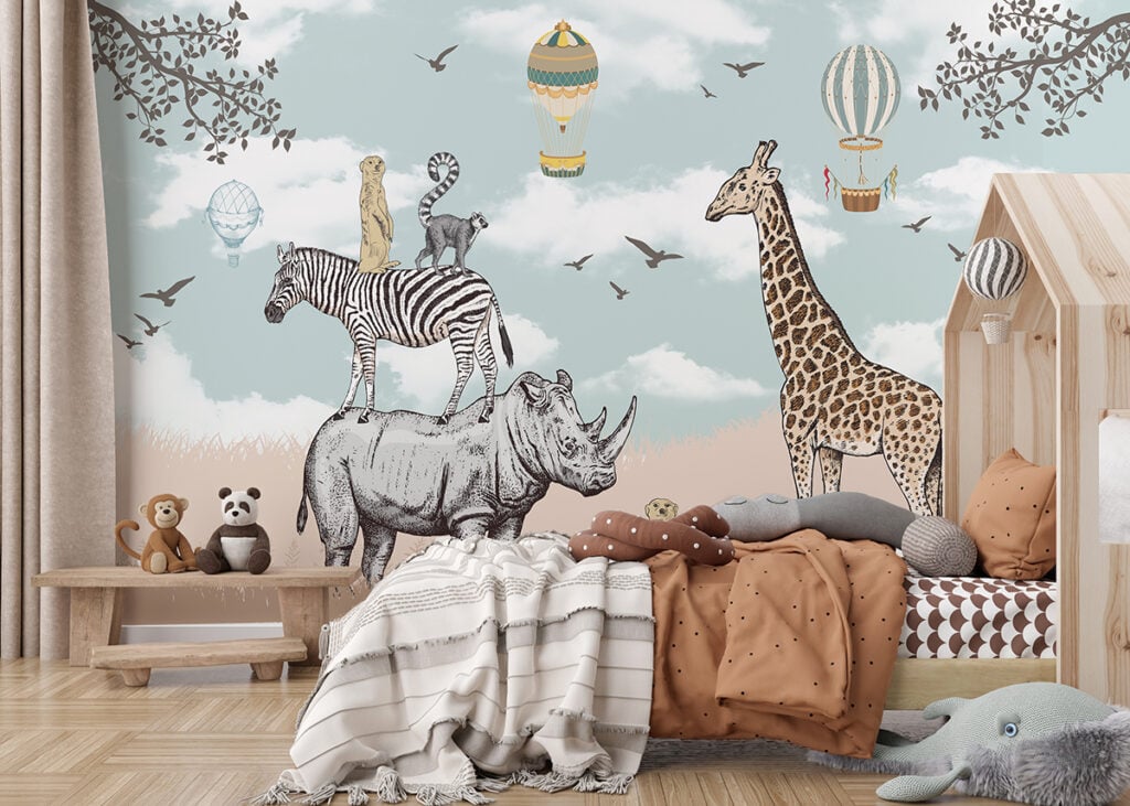 Jungle Themed Childrens Rooms