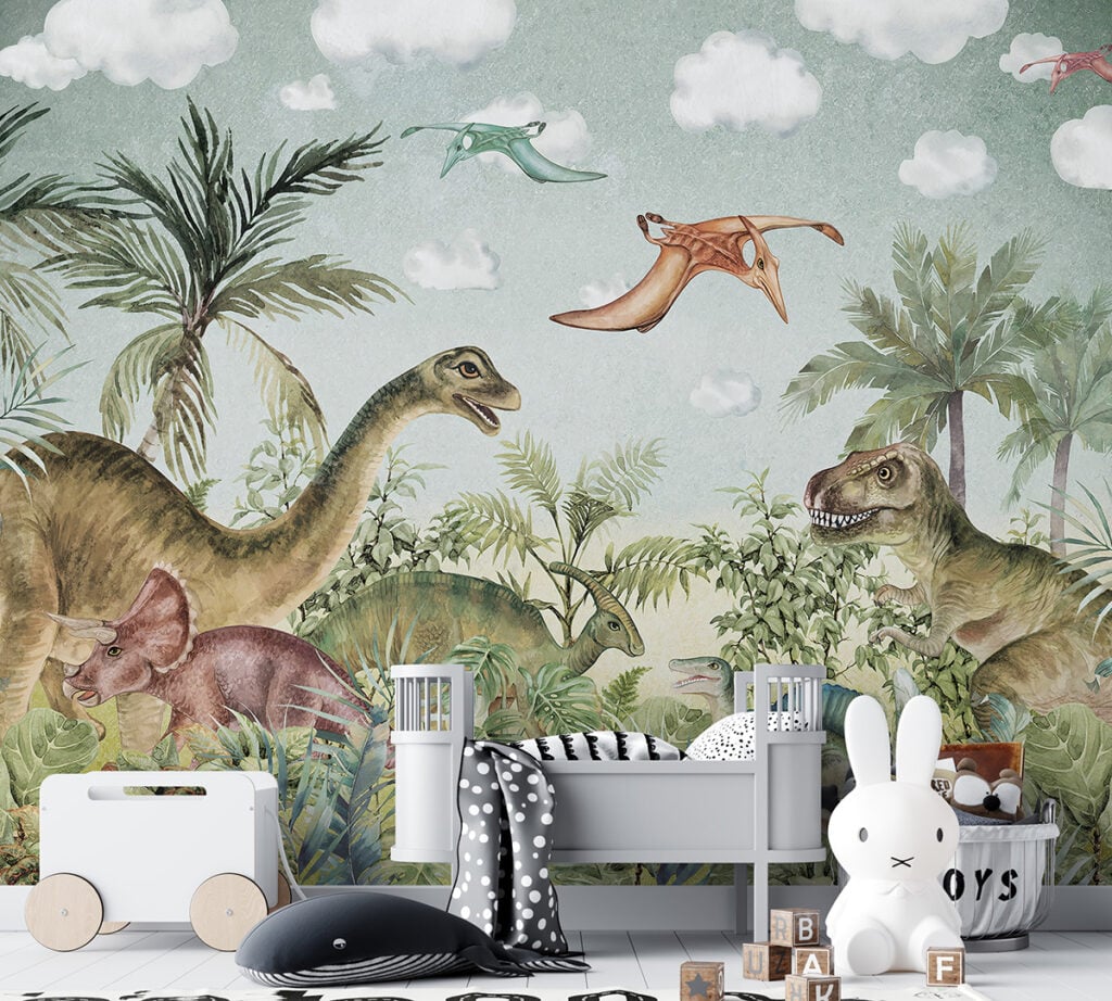 Dinosaur Wallpaper for the Young Explorer