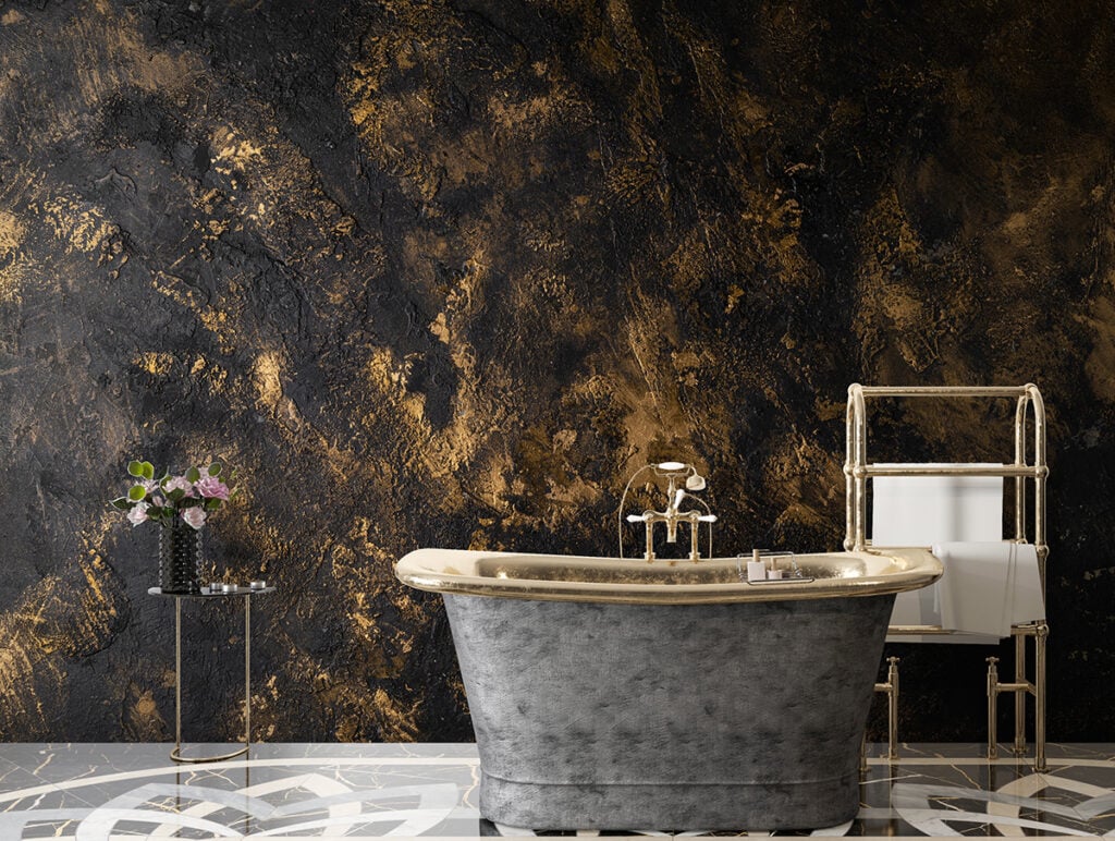 The Elegance of Metal Inspired Black Wallpapers