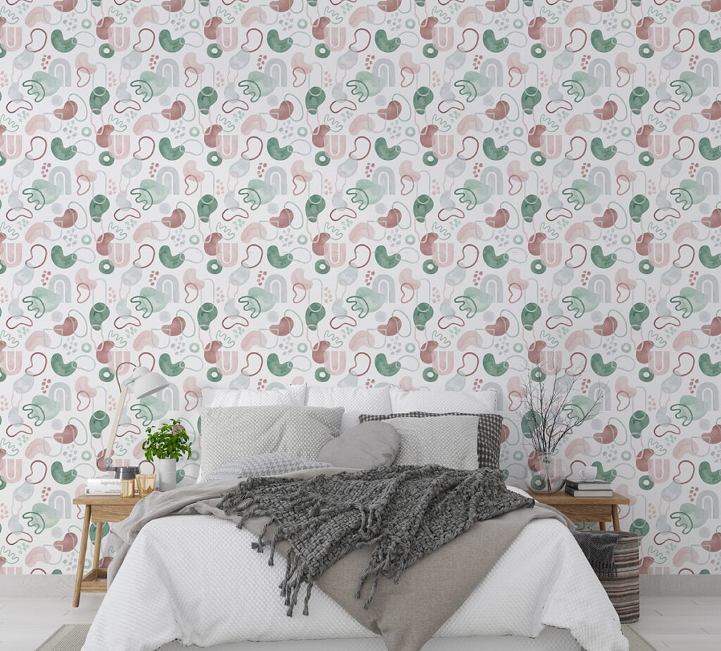 Tile Geometric Repeat Pattern Wallpaper