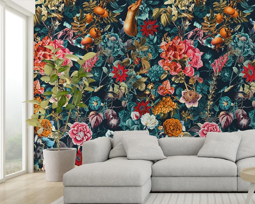 Flower Pattern Wallpaper Murals