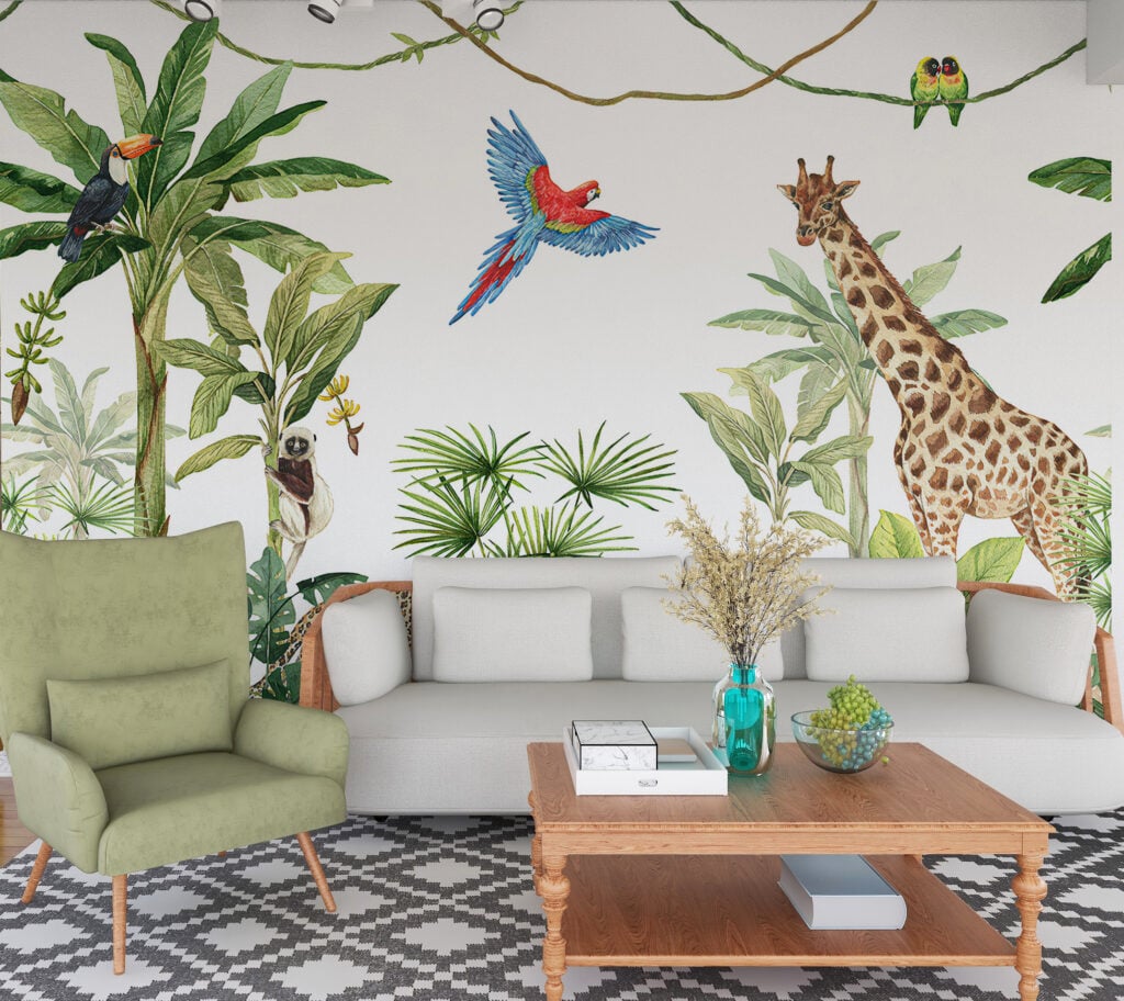 Wild Jungle Wonders Peel and Stick Wallpaper  
