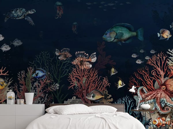 Coral Marvels Wall Mural