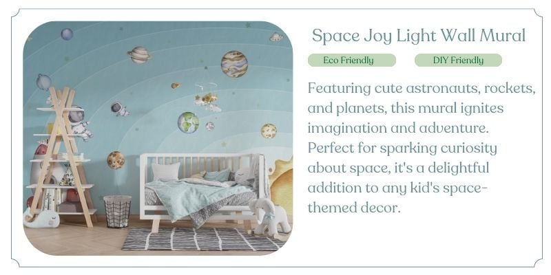 Space Joy Light Wall Mural
