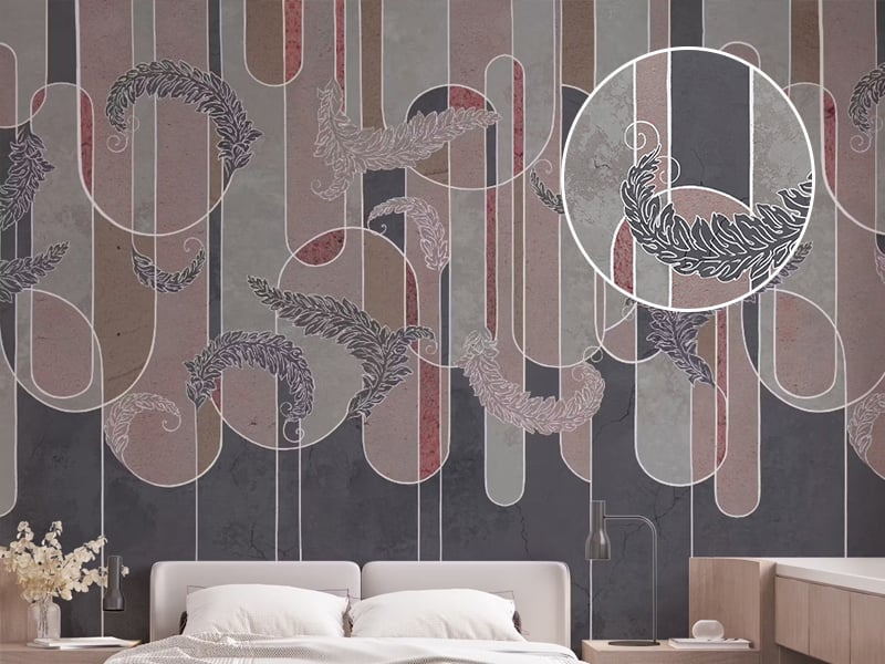 Art Deco Concrete Grunge Wallpaper