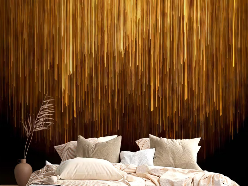 Luxury Gold 3D Wall Mural
