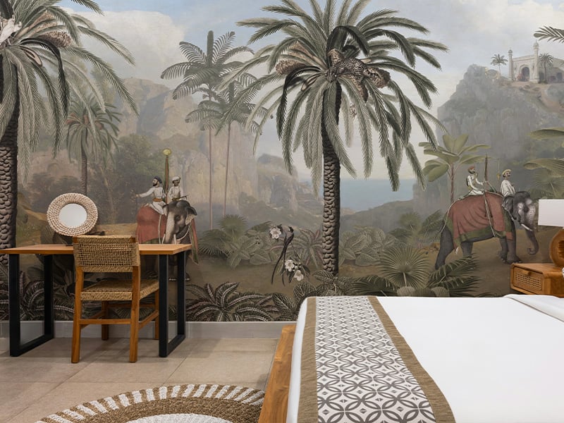 Rhythmic Jungle Royalty Wall Murals